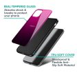 Purple Ombre Pattern Glass Case for Oppo A96 Online Sale