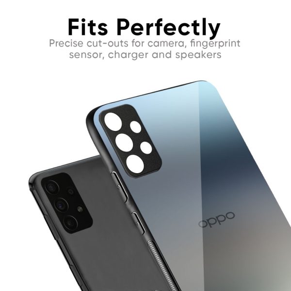 Tricolor Ombre Glass Case for Oppo Reno8T 5G Online now