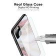 Pink & Gold Gllitter Marble Glass Case for Oppo Reno8T 5G For Cheap