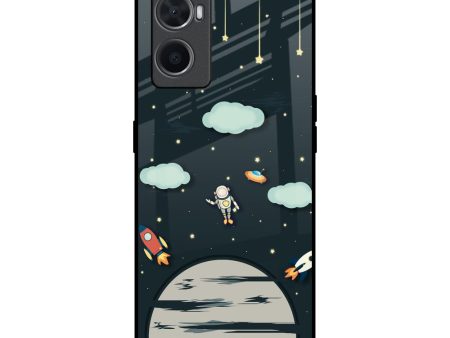 Astronaut Dream Glass Case For Oppo A96 Discount