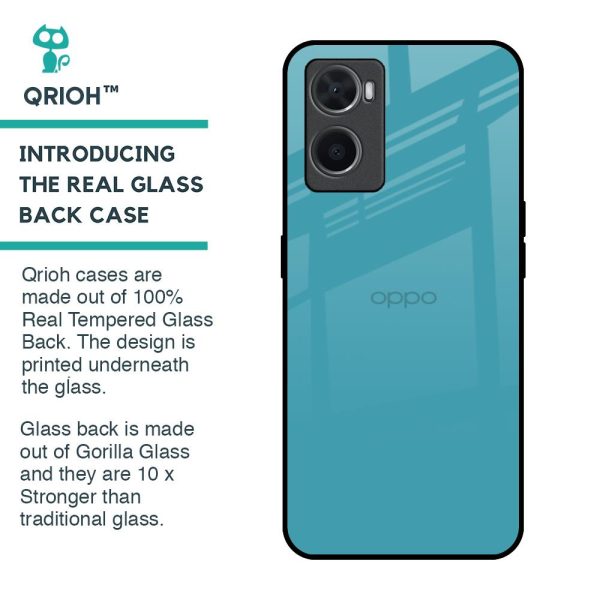 Oceanic Turquiose Glass Case for Oppo A96 Discount