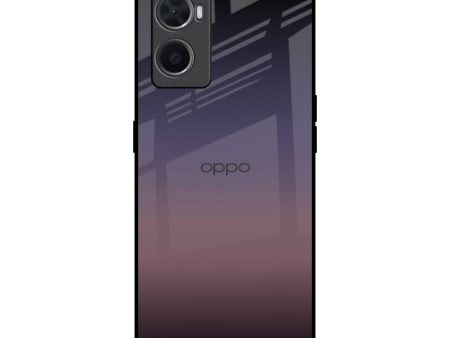 Grey Ombre Glass Case for Oppo A96 Supply