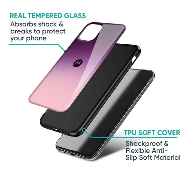 Purple Gradient Glass case for Motorola Edge 50 Fusion 5G Online