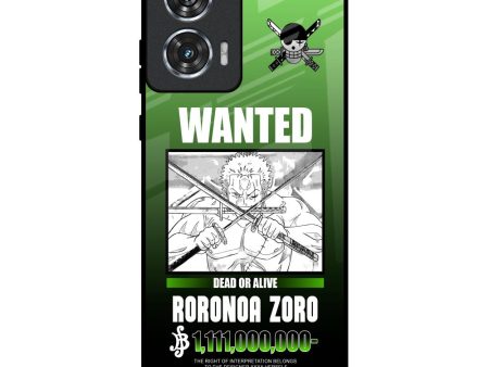 Zoro Wanted Glass Case for Motorola Edge 50 Fusion 5G Online Hot Sale