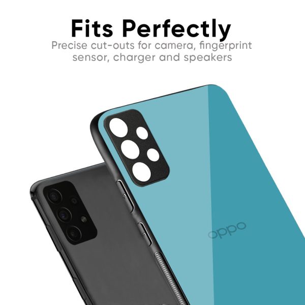 Oceanic Turquiose Glass Case for Oppo A96 Discount