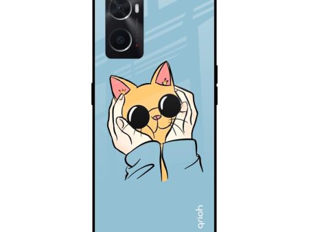 Adorable Cute Kitty Glass Case For Oppo A36 Sale