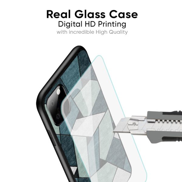 Abstact Tiles Glass Case for Oppo A76 Online now