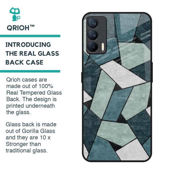 Abstact Tiles Glass Case for Realme X7 For Discount