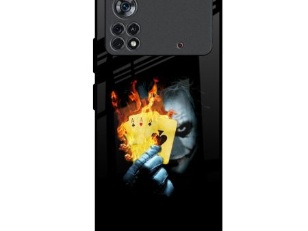 AAA Joker Glass Case for Poco X4 Pro 5G Fashion