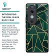 Abstract Green Glass Case For Vivo V40 5G For Cheap