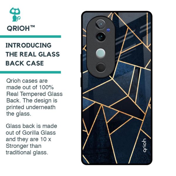 Abstract Tiles Glass Case for Vivo V40 5G Online