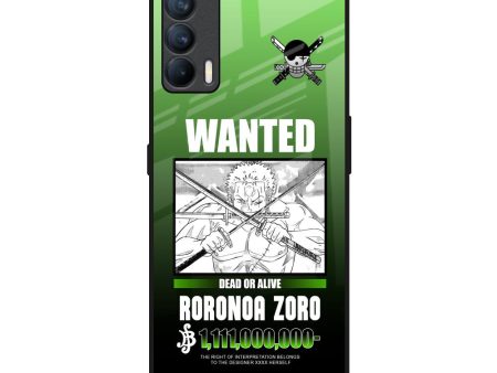 Zoro Wanted Glass Case for Realme X7 For Sale