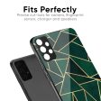 Abstract Green Glass Case For Oppo Reno8T 5G Fashion