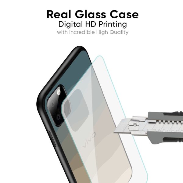 Abstract Mountain Pattern Glass Case for Vivo V40 5G For Cheap