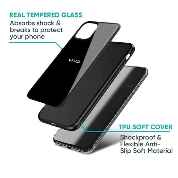 Jet Black Glass Case for IQOO Neo 9 Pro Hot on Sale