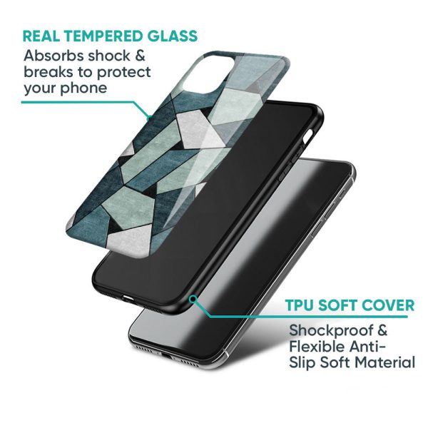 Abstact Tiles Glass Case for Realme C21Y Hot on Sale