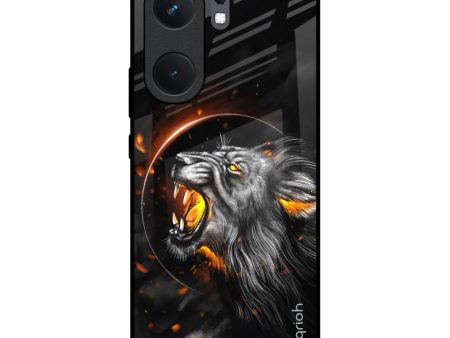 Aggressive Lion Glass Case for IQOO Neo 9 Pro on Sale