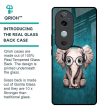 Adorable Baby Elephant Glass Case For Vivo V40 5G Online