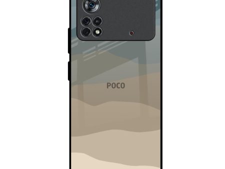 Abstract Mountain Pattern Glass Case for Poco X4 Pro 5G Online