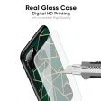 Abstract Green Glass Case For Oppo A96 Sale