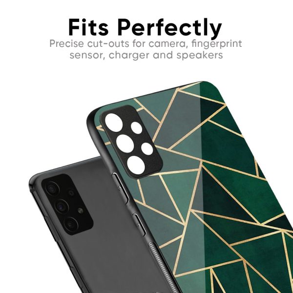 Abstract Green Glass Case For Realme C21Y Cheap