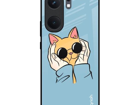 Adorable Cute Kitty Glass Case For IQOO Neo 9 Pro Online Sale