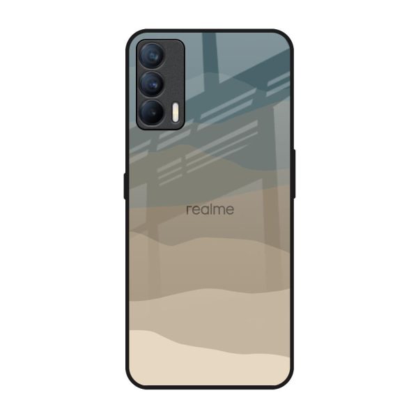 Abstract Mountain Pattern Glass Case for Realme X7 Sale