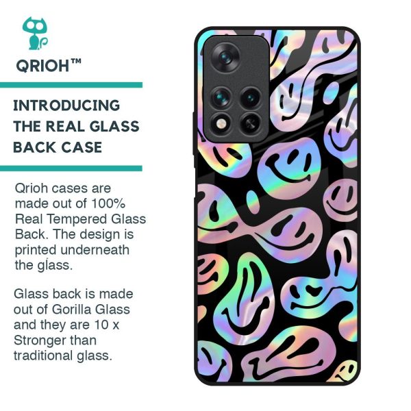 Acid Smile Glass Case for Redmi Note 11 Pro 5G For Cheap