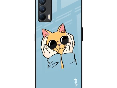 Adorable Cute Kitty Glass Case For Realme X7 Sale