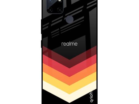 Abstract Arrow Pattern Glass Case For Realme C21Y Online Sale