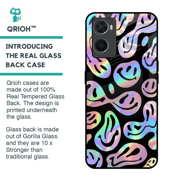 Acid Smile Glass Case for Oppo A76 Online Hot Sale