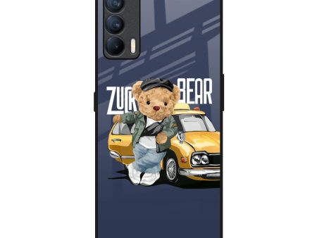 Adventurous Bear Glass Case for Realme X7 Fashion