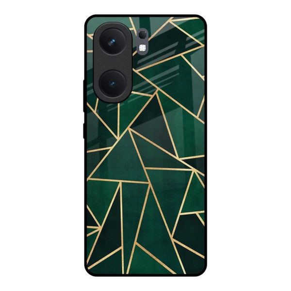 Abstract Green Glass Case For IQOO Neo 9 Pro Online Hot Sale