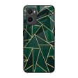 Abstract Green Glass Case For Oppo A96 Sale