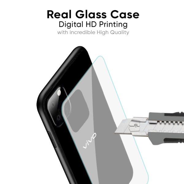 Jet Black Glass Case for IQOO Neo 9 Pro Hot on Sale