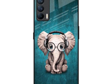 Adorable Baby Elephant Glass Case For Realme X7 Online Hot Sale