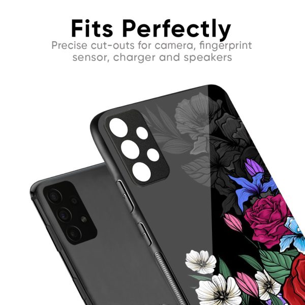 Rose Flower Bunch Art Glass Case for Redmi Note 11 Pro 5G on Sale