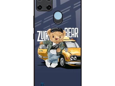 Adventurous Bear Glass Case for Realme C21Y Online