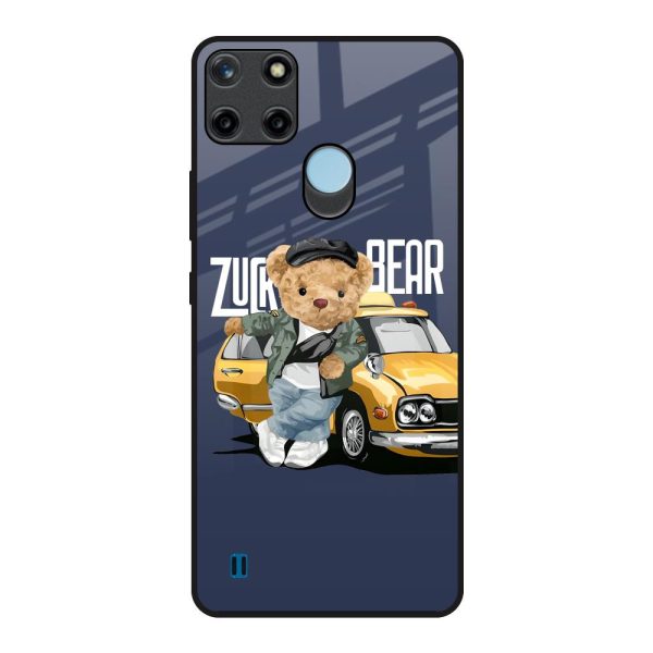 Adventurous Bear Glass Case for Realme C21Y Online