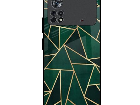 Abstract Green Glass Case For Poco X4 Pro 5G Supply