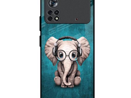 Adorable Baby Elephant Glass Case For Poco X4 Pro 5G Online