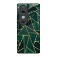 Abstract Green Glass Case For Vivo V40 5G For Cheap