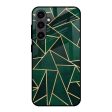 Abstract Green Glass Case For Samsung Galaxy S23 FE 5G Online now