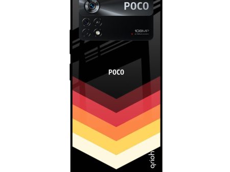 Abstract Arrow Pattern Glass Case For Poco X4 Pro 5G Online