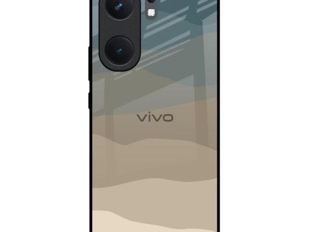 Abstract Mountain Pattern Glass Case for IQOO Neo 9 Pro Fashion