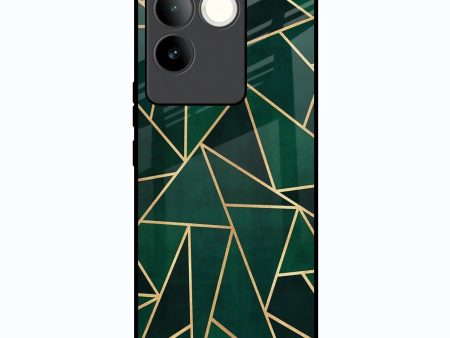 Abstract Green Glass Case For Vivo T2 Pro 5G Discount